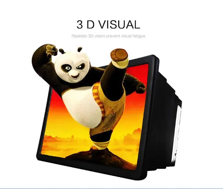 Увеличивающий 3D-экран F2 мобильный телефон увеличивающий лупу проектор для