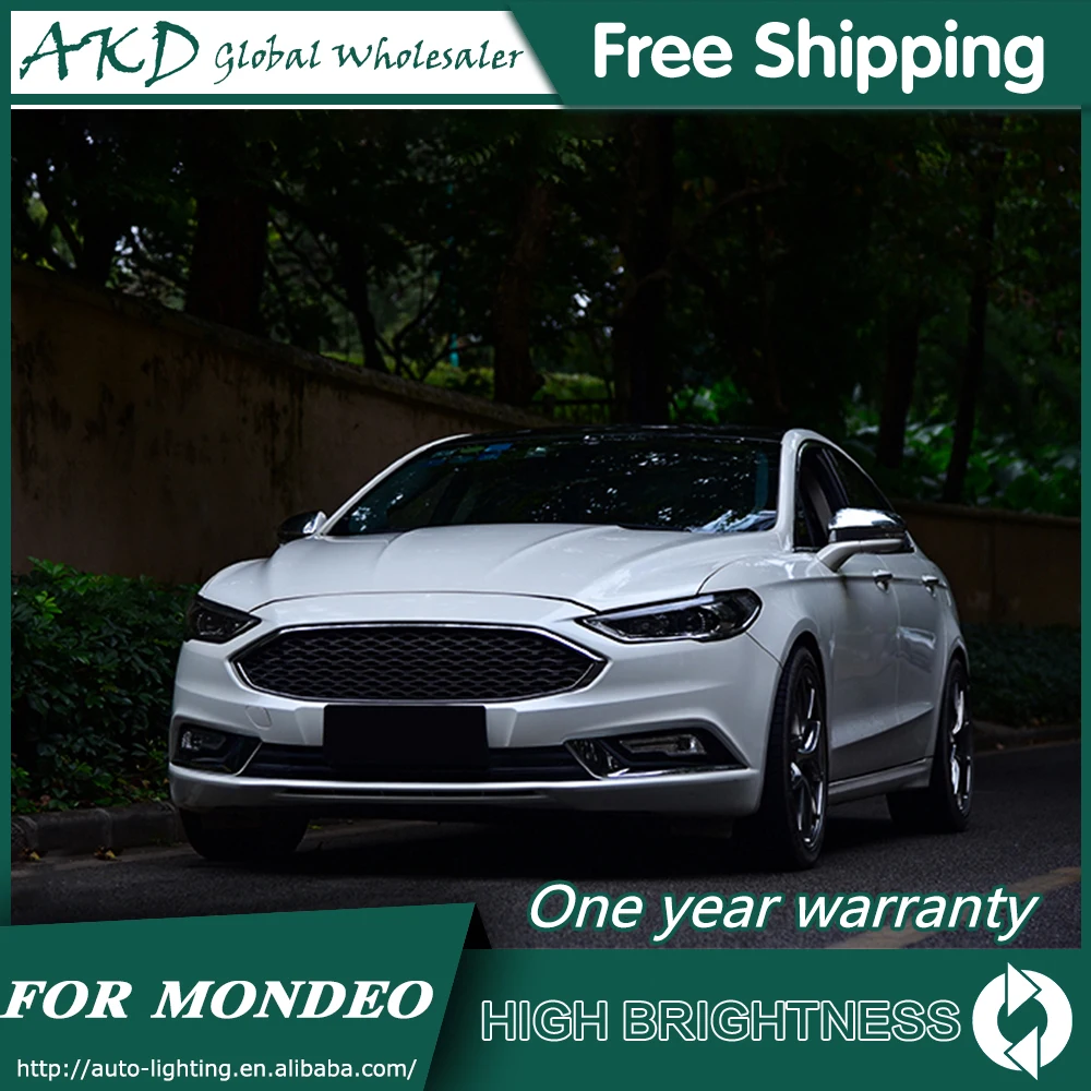 Фары для автомобиля Ford Mondeo Fusion- DRL дневные ходовые огни головная лампа светодиодный Биксеноновая лампа Противотуманные фары автомобильный аксессуар