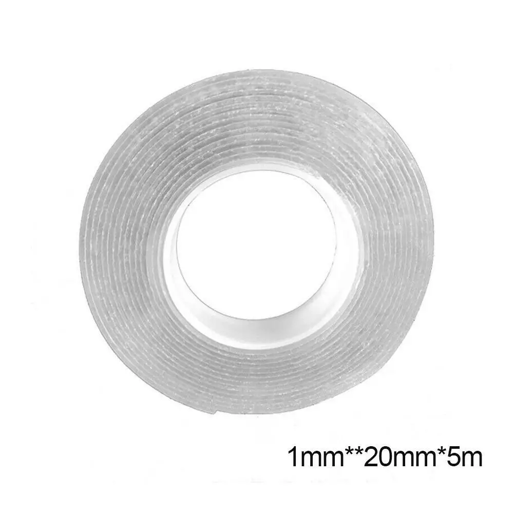 

5m Seamless Nano Tape Washable Reusable Double-sided Adhesive Traceless Sticker Removable Universal Disks Glue Nano-tape