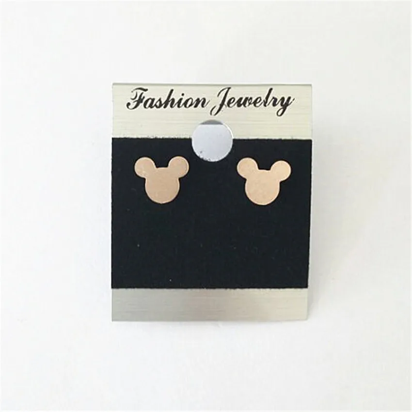 Женские классические серьги для девочек милые маленькие Мультяшные гвоздики в