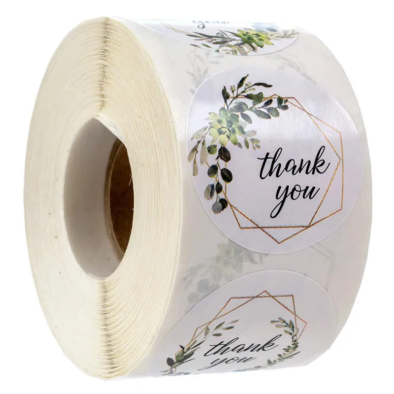 Фото - 500pcs Labels Roll Flower Thank You Stickers Scrapbooking for Gift Decoration Stationery Sticker Seal Label Handmade Sticker 500pcs roll 2 5cm color flower thank you stickers round stationery label sticker gift packaging saling decoration