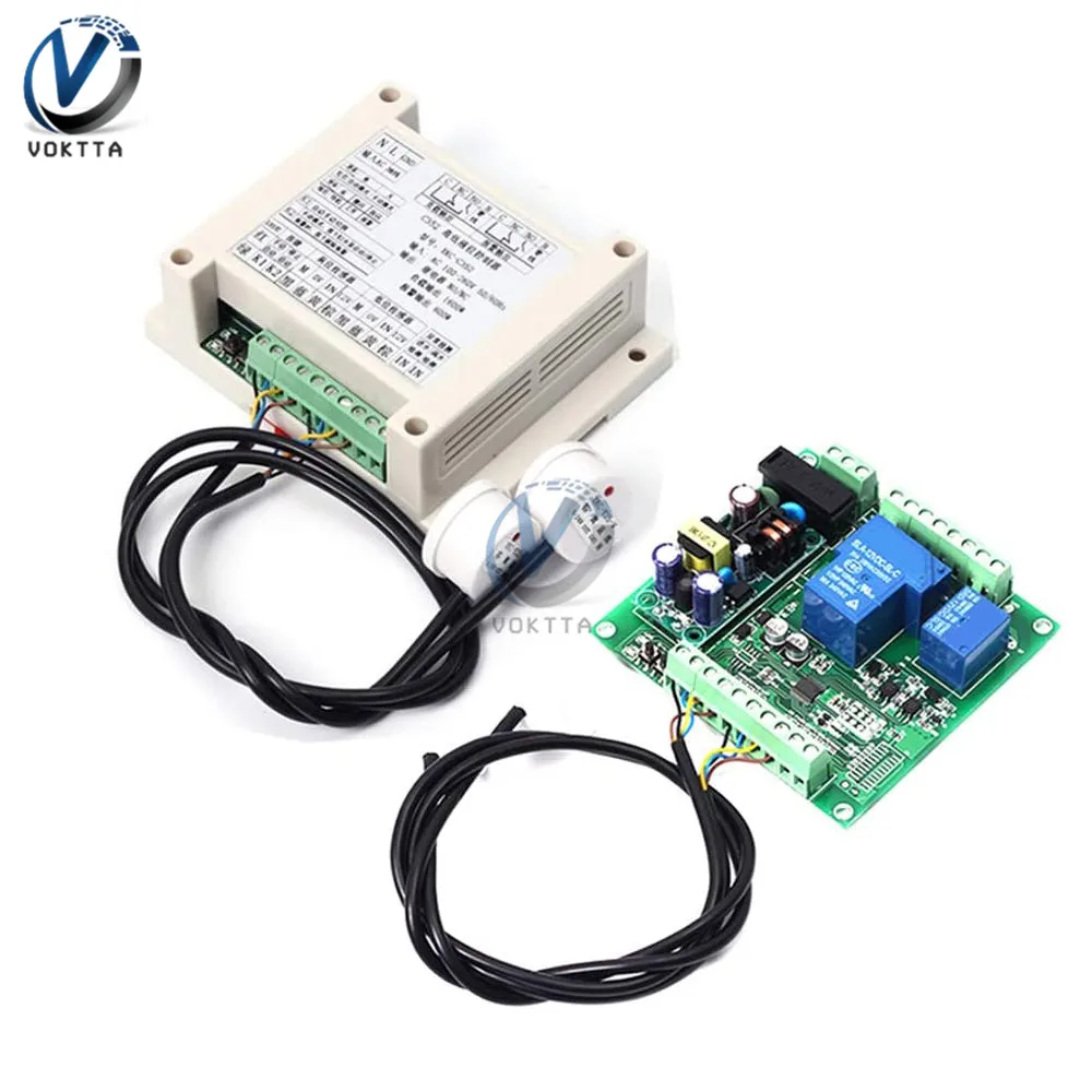 

XKC-C352-2P Automatic Control High and Low Liquid Level Sensor Intelligent Controller Non-contact Sensor Module Detection Tool