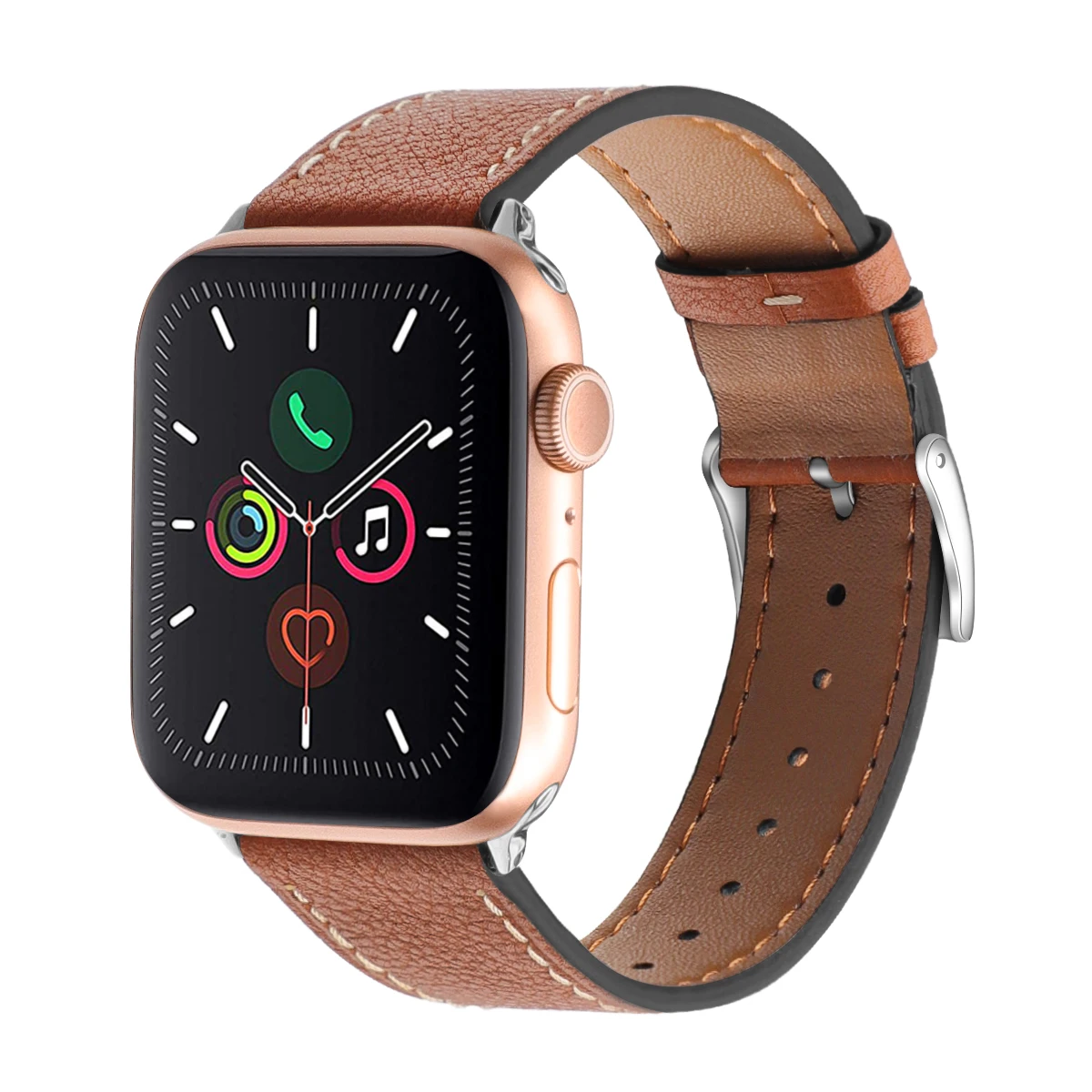 

Ремешок из натуральной кожи для apple watch, SE 7, 6, 5, 4, 45, 41 мм, 44 мм, 40