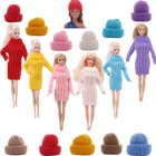 Кукольный свитер, одежда и шапки, подходят для Барби, аксессуары для малышей на день рождения, фестиваль, Рождество, подарок нашего поколения