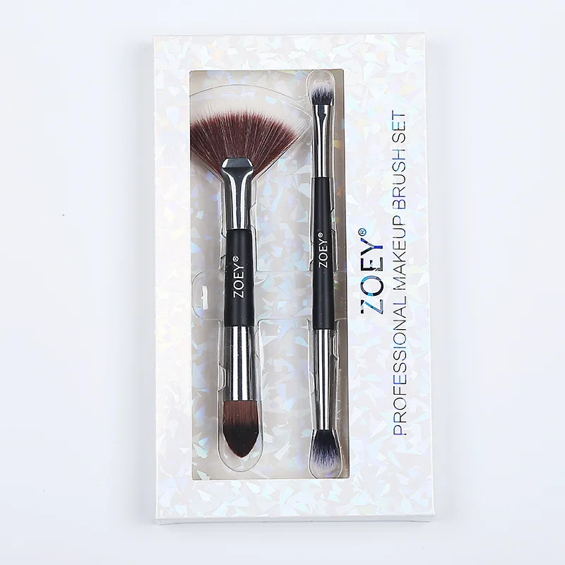 

Factory Direct Double-Headed Eyeshadow Brush Set Foundation Brush Makeup Brush Beauty Tools
