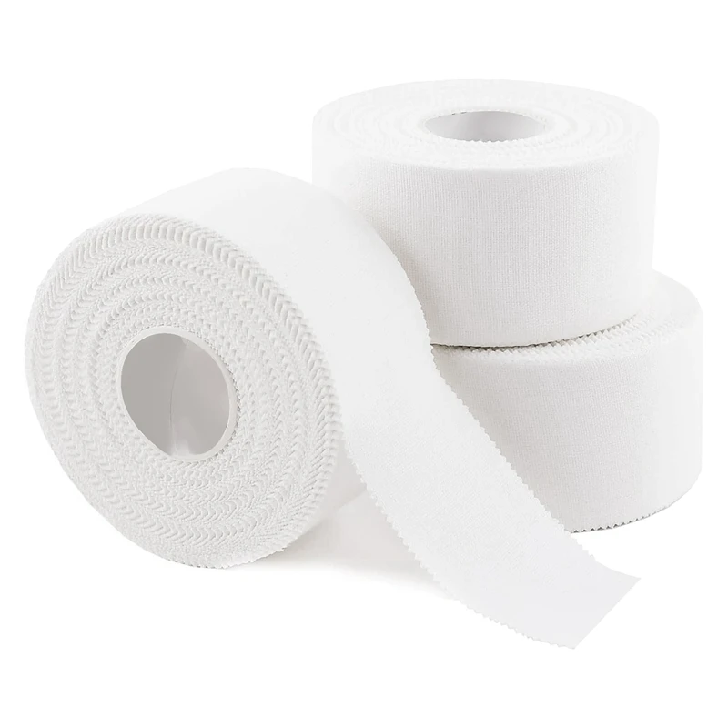 

Sports Tape (White) 50 Feet (About 13.7 Meters) Easy to Tear perfect for Bat/Lacrosse/Hockey Sticks