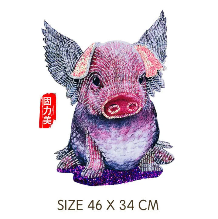 1 шт. ангельская свинка с блестками | Дом и сад