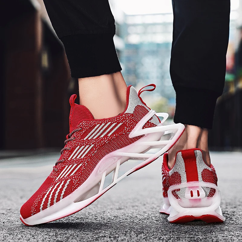 

Men's Running Shoes Breathable Men Sock Sport Sneakers Lace Up Light Couple Walking Shoes Outdoor Footwear Training Shoes