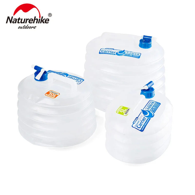 

NatureHike складной ведро воды хранения 5L PE Еда Класс открытый Пеший Туризм Кемпинг Аксессуары для путешествий Наборы NH14S002-T