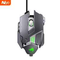 Mechanical Gaming Mouse Gamer Mice Backlight 3200 DPI LED Lights Mouse Wired USB Macro Programmable Ergonomic Mice Laptop