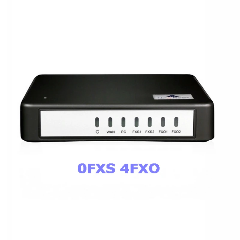 Бренд Newrock HX440G 4 FXO шлюз sip voip телефонии аналоговый VoIP адаптер Elastix совместимый Mitel