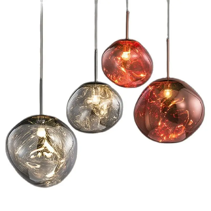 

Modern Creative Loft Indoor Lava LED Pendant Lights Retro PVC Decor Besides Lighting Restaurant Hanging Lights Villa Cafe Lamp