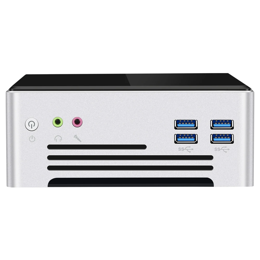 Мини ПК XCY Intel Core i7 7820HQ i5 Linux тонкий клиентский микро настольный компьютер Лучший