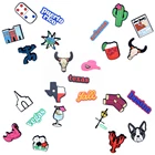 Новое поступление, Техасские Кроксы, подвески для обуви, американские штаты, Вегас, Аризона, Колорадо, украшения для обуви, Бостон, искусственный Лобстер