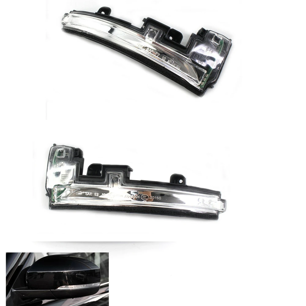 

2X Rear View Exterior Mirror Light L + R For Land Range Rover Sport Evoque LR4