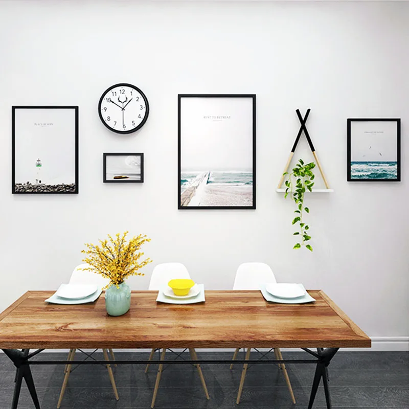 Фоторамка в повседневном стиле комбинированная декоративная фоторамка для