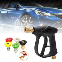 car washer water gun cleaning tools car wash gun high pressure with 5pcs14mm m22 socket 14 angle adjustable jet accessories