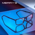 Мужская ацетатная оправа для очков MERRYS, дизайнерская квадратная оправа для очков по рецепту, S2942