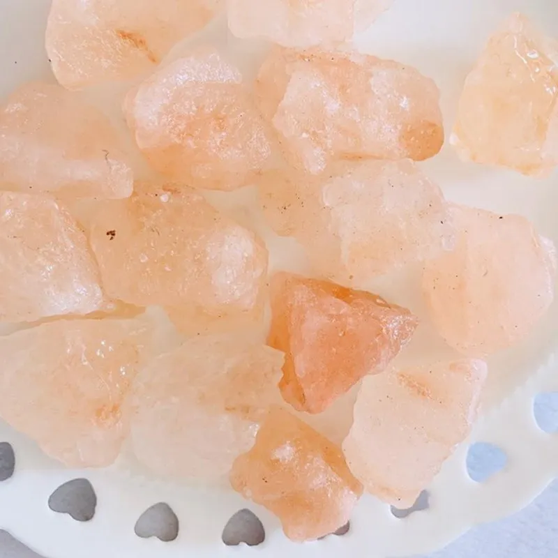 Апельсиновая соль необработанный хрустальный камень драгоценные камни