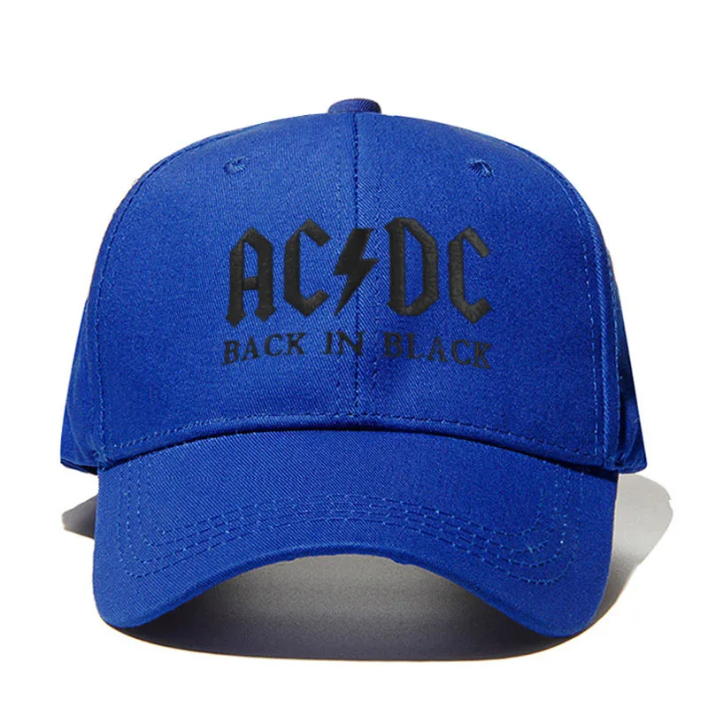 Новинка, бейсболка с полосами AC/DC, кепка в стиле рок, хип-хоп, Мужская бейсболка acdc, Кепка с вышитыми буквами, Повседневная шляпа для диджея, рок, папы, Прямая поставка
