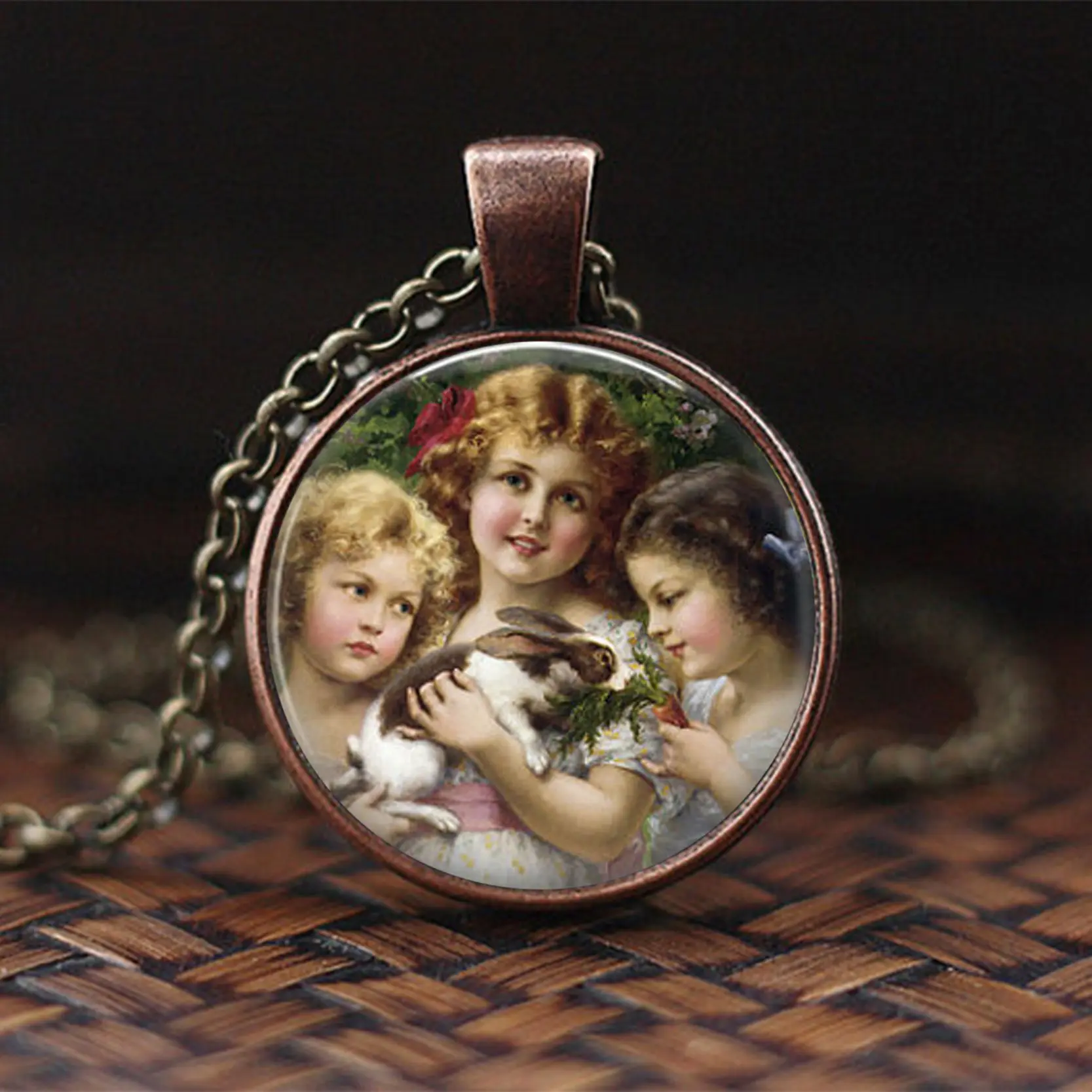 Ожерелье с подвеской в виде животных ожерелье зайчика модное украшение