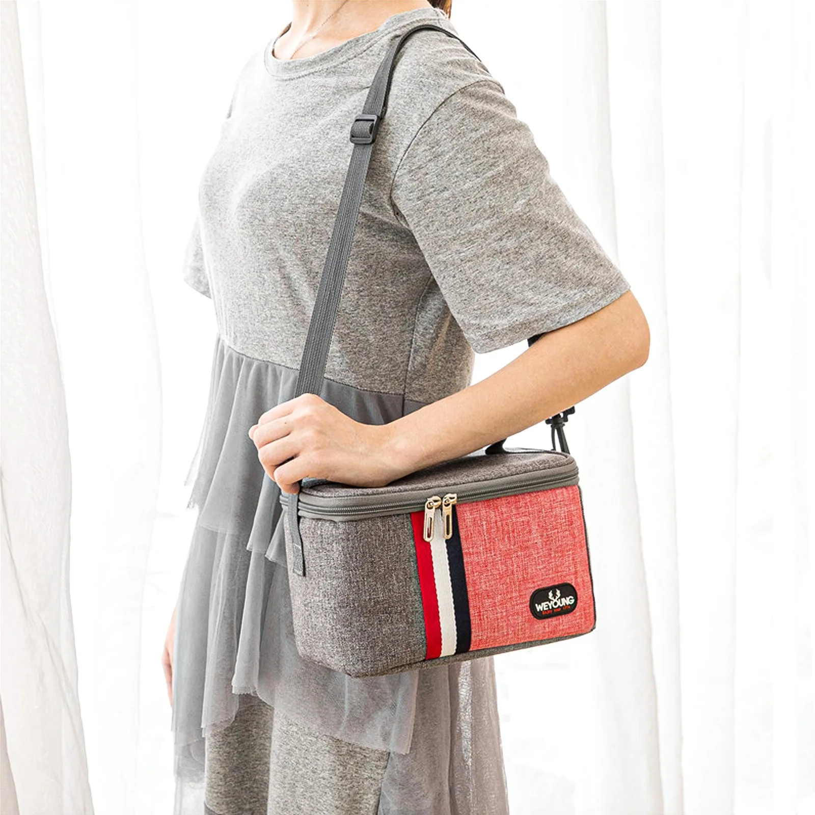 

Oxford Cloth Insulation Bag Picnic Bag Lunch Box Bag Portable Lunch Box Bag Ice Bag Insulation And Environmental Protection