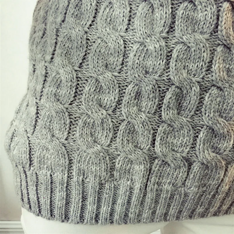 Осенне-зимний женский свитер пальто с длинным рукавом корейский стиль джемпер