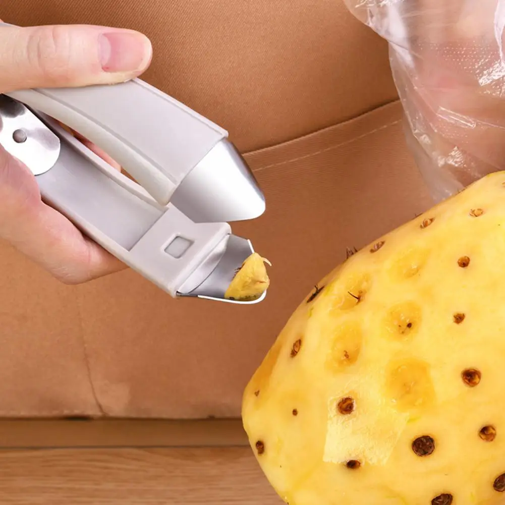 Нож для чистки семян из нержавеющей стали ананаса Пинцет снятия скоб клубника