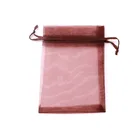 Оптовая продажа 7*9 см сумка для ювелирных изделий 500 шт.лот подарочные мешочки из органзы прозрачные Свадебные конфетные сумки персонализированные