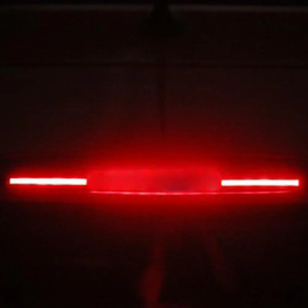 Автомобильная наклейка полезная задний стоп светильник сигнал из углеродного