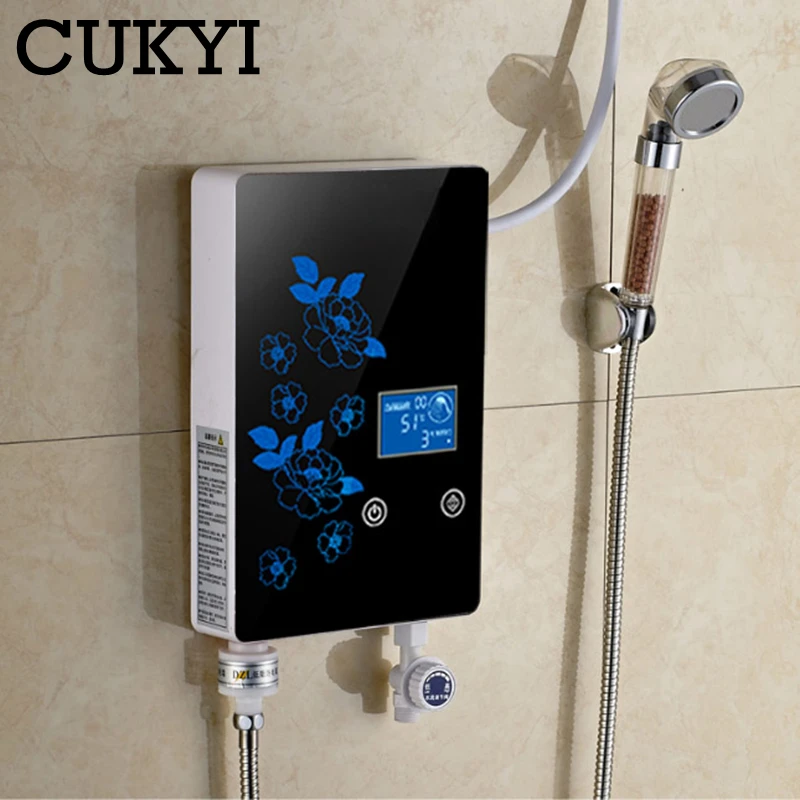 Мгновенный Электрический нагреватель горячей воды CUKYI быстрое устройство для