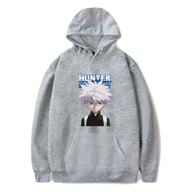 2021 Fashion Hunter X Hunter Killua Leorio Kurapika Gon Hisoka Hooded Hoodie Long Sleeve Pullover Sweatshirt for Women Men