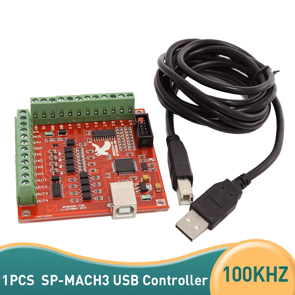 ЧПУ USB SP-MACH3 100 кГц коммутационная плата шаговый двигатель 3 оси Интерфейс драйвер