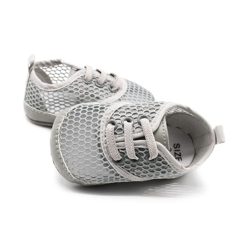 Новинка 2020 года Летние однотонные кроссовки для детей повседневные с