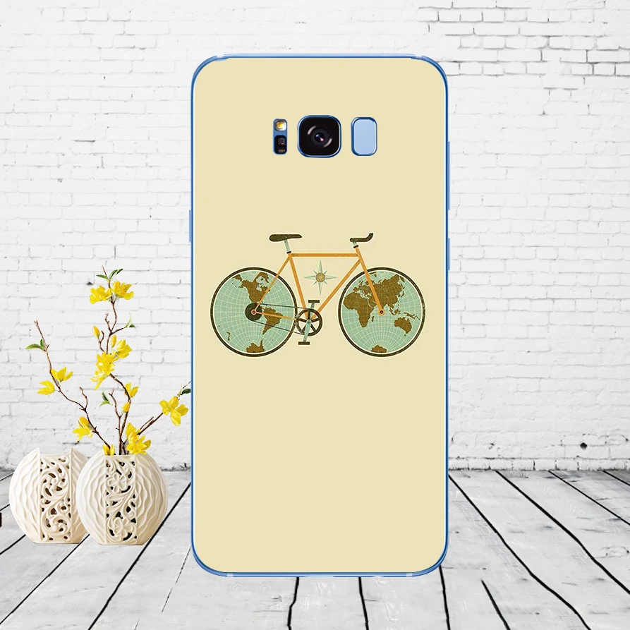 250DD Дорожная карта мира винтажный сотовый Мягкий силиконовый чехол для Samsung Galaxy S6