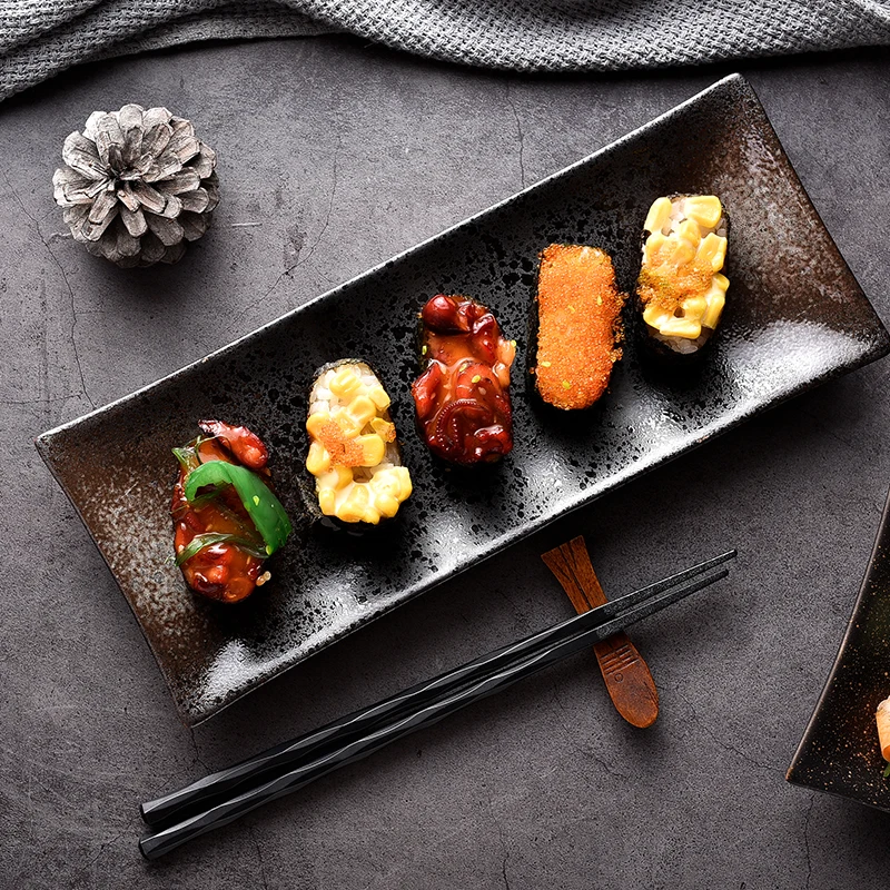 Блюдо для суши в японском стиле керамические обеденные тарелки поднос ресторана