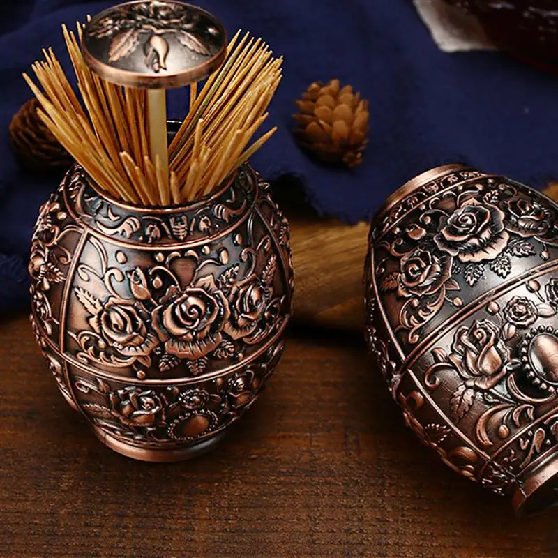 Коробка для зубочисток из нержавеющей стали в европейском стиле коробка