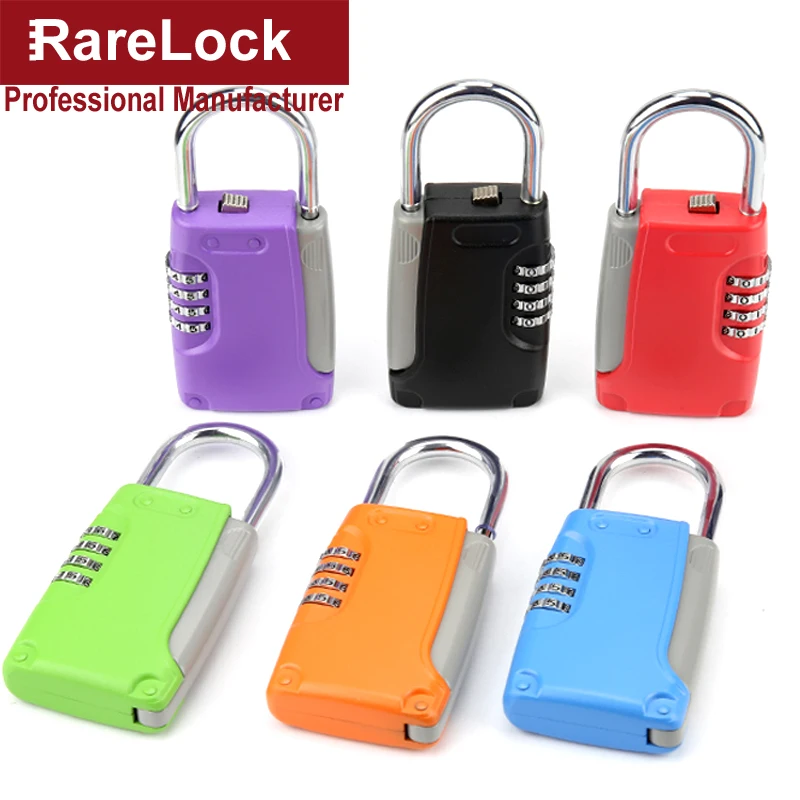 Ящик для хранения ключей Цвет Органайзер Комбинации шкафчик с навесным замком 4