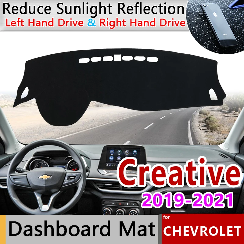 Крышка приборной панели, коврик для приборной панели, коврик для Chevrolet Trax Tracker, 2019, 2020, 2021 коврик, Солнцезащитная подушка, аксессуары для накидки