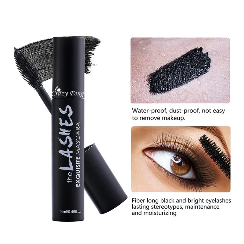 Быстросохнущая Толстая завивка удлинение ресниц 3D идеальные ресницы объем тушь