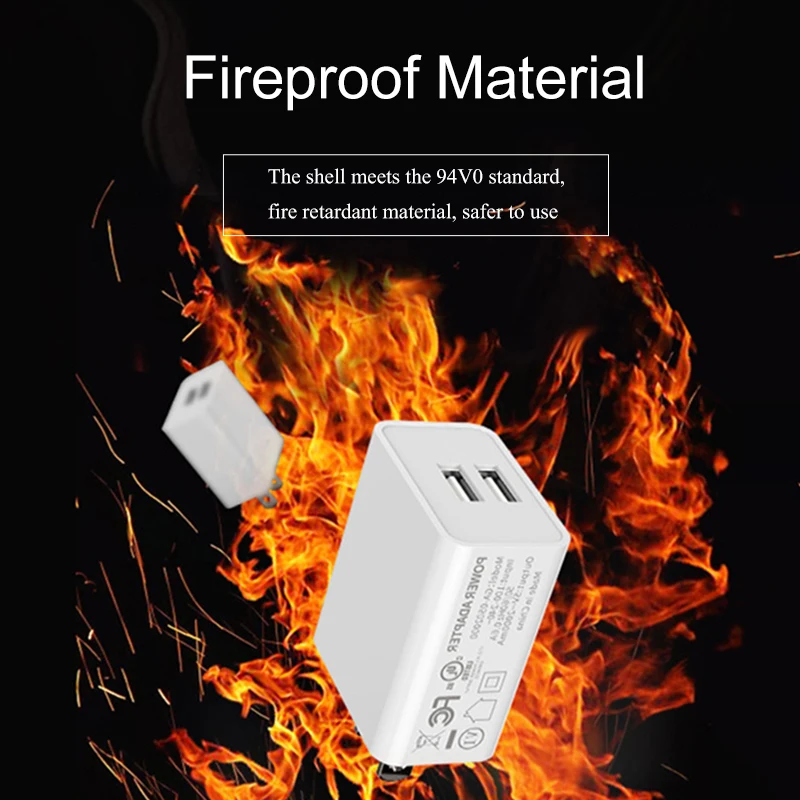 США адаптер 5V2A Dual USB зарядное устройство дорожная стена Япония Стандартный