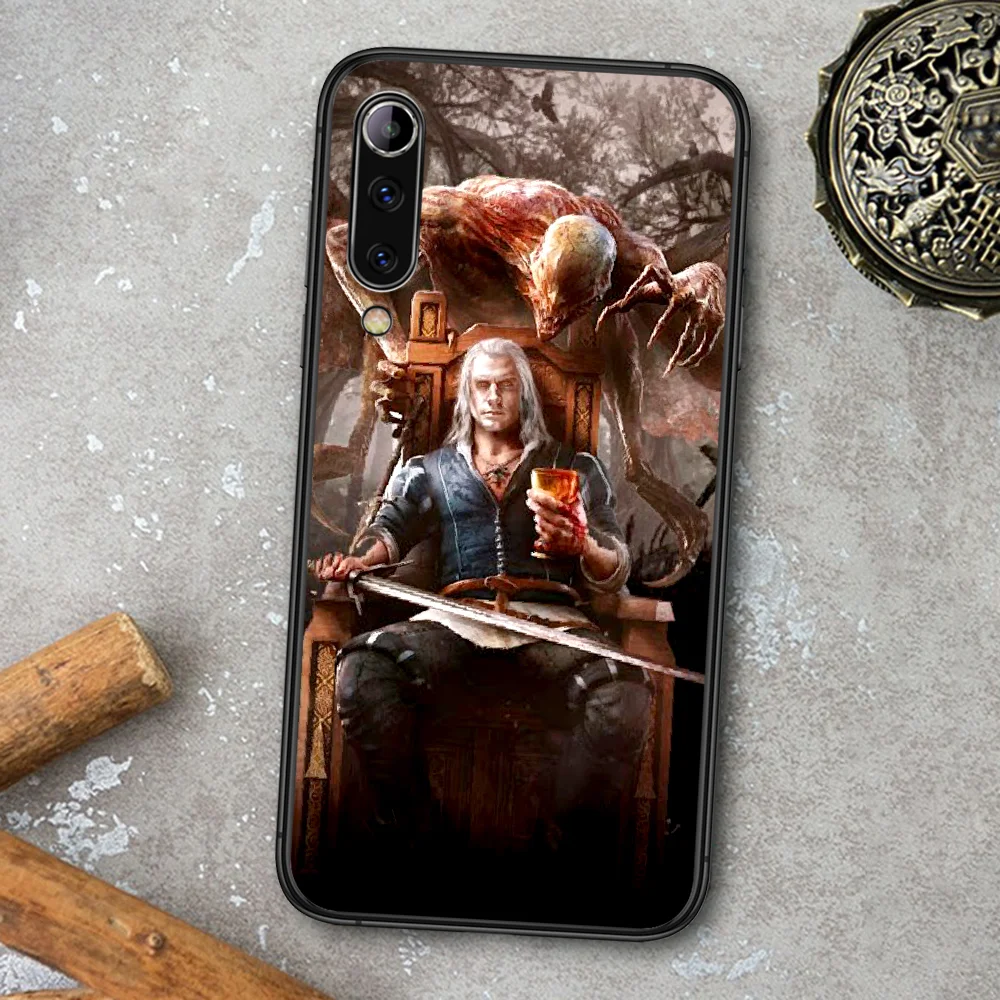 

Game-witchers Phone Case For Xiaomi Mi Note 10 A3 9 MAX 3 A2 8 9 Lite Pro Ultra black Shell Fashion Back Soft Cell Trend Hoesjes