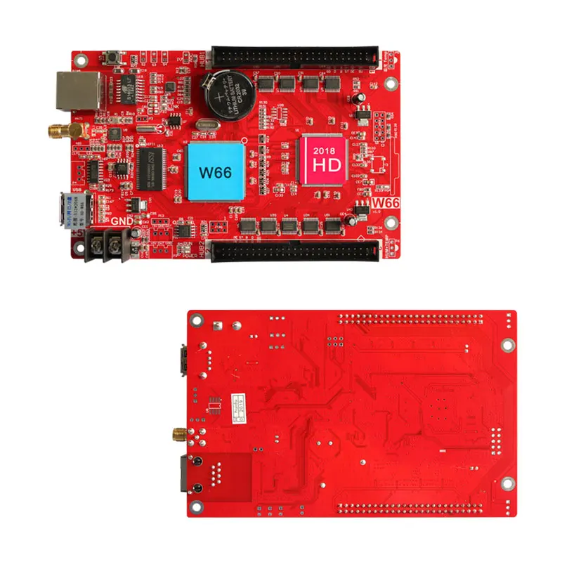 Huidu W66 async Wi-Fi плата управления заменяет HD-E66 для помещений на открытом воздухе