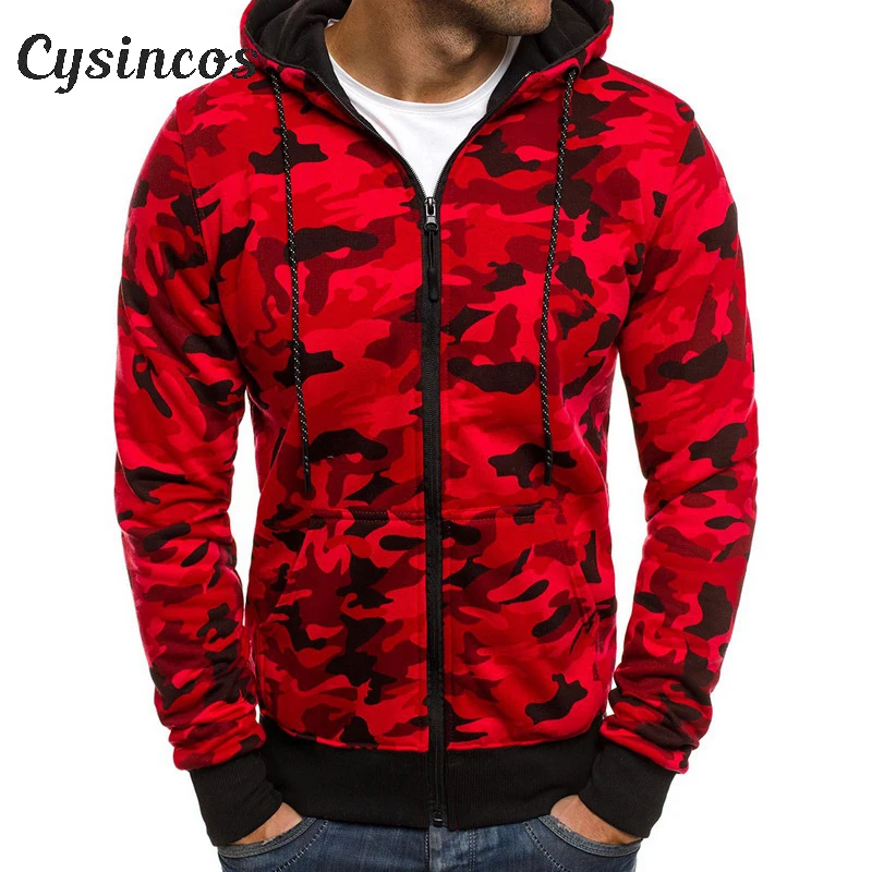 CYSINCOS камуфляжные толстовки мужские 2020 Новая модная толстовка мужская
