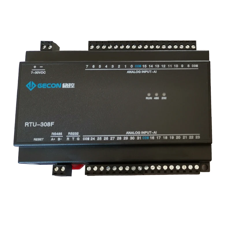 32AI аналоговый 0-20mA 0-10VADC приобретение Modbus IO модуль RTU протокол RS232 RS485 | Инструменты