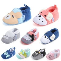 baby shoes childrens home slippers winter toddler kids slippers for boys girls cartoon penguin fox anti slip infant crib shoes