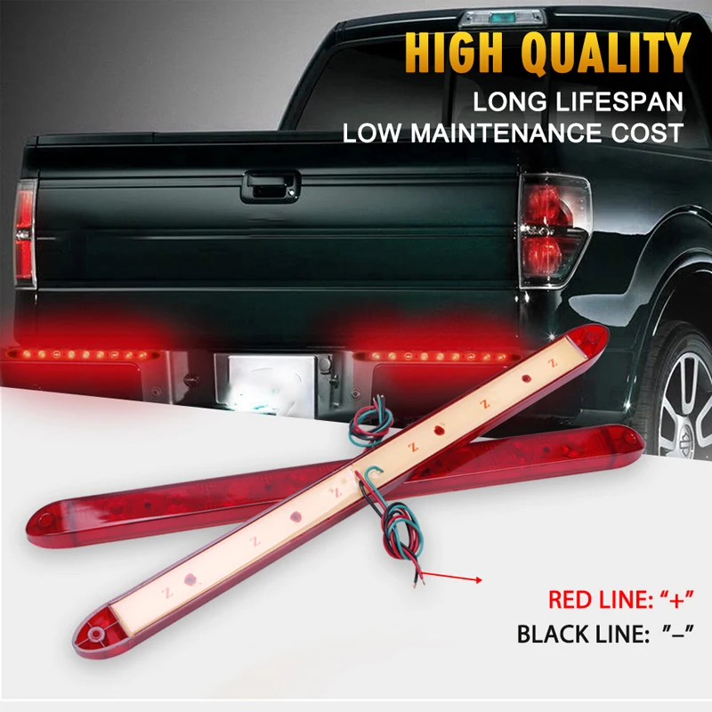 Красный светодиодный Динамический указатель поворота боковой габаритный задний