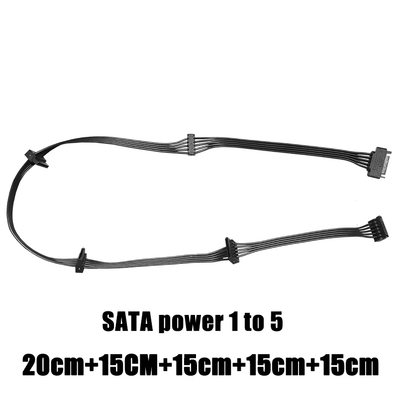 Жесткий диск Sata Power 1 на 5 и Mini SFF-8087 SAS/Sata Data 4 6G высокоскоростной разветвитель для