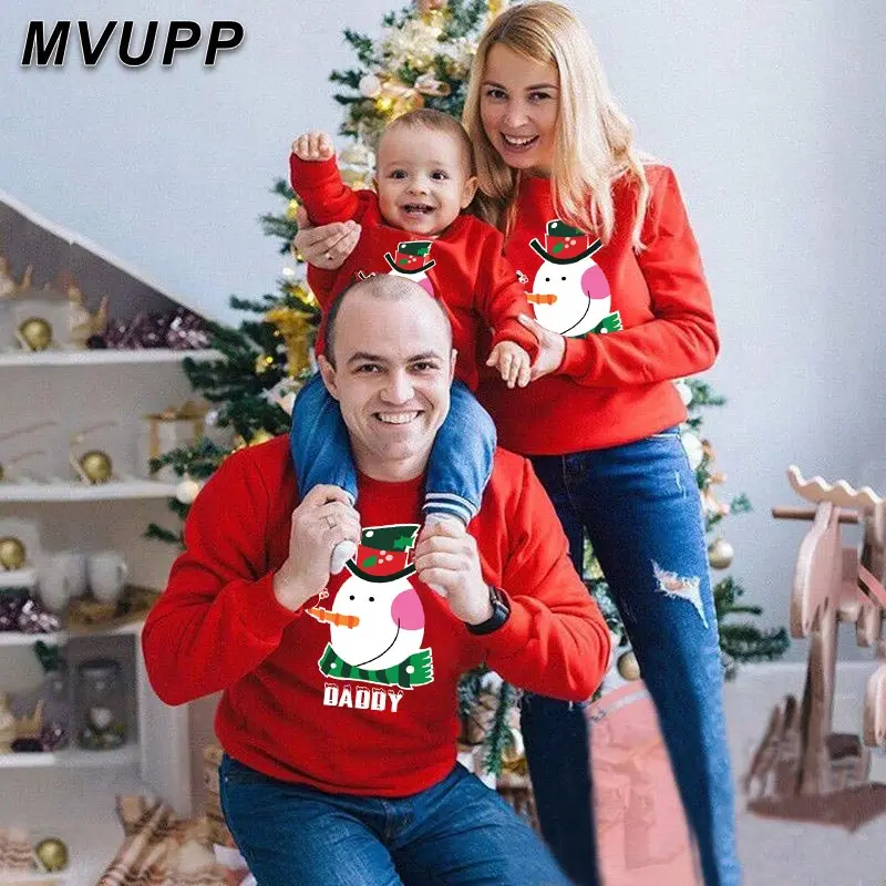 MVUPP/подходящая футболка для мамы, папы и ребенка, одежда для папы, сына, мамы и дочки семейная одежда для папы, мамы и меня