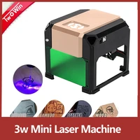 3000mw cnc laser engraver diy laser logo printer mini engraver working area 80x80mm cnc laser engraving machine 3w mini laser